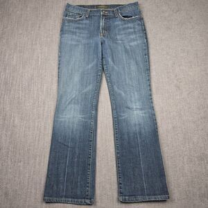 David Kahn Lauren Bootcut Jeans Womens Size 10 Blue Denim Made in USA Stretch